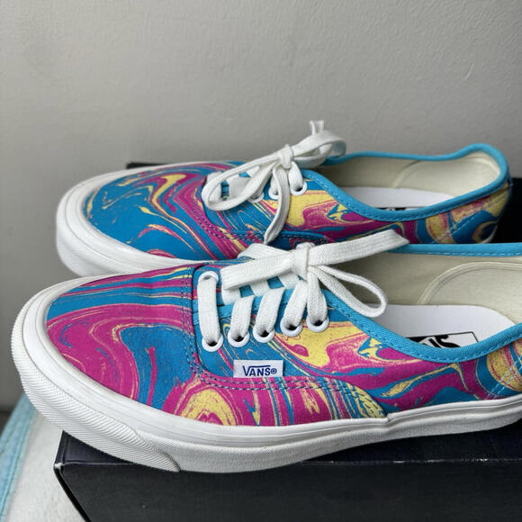 Vans Anaheim OG Marble Authentic 44 DX Shoes Skate Sneakers Wmns Us 7 Tie dye - Picture 6 of 12